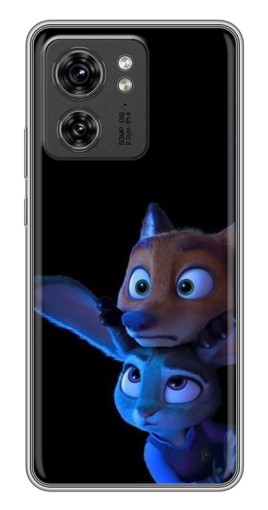 Чехол с картинкой "Ник и Джуди" для Motorola Edge 40 Pro