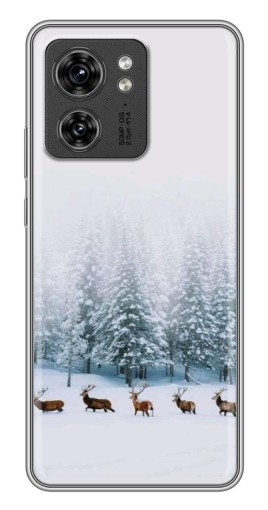 Чехол с печатью "Олени в лесу" для Motorola Edge 40 Pro