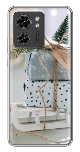 Чехол с печатью "Подарки на санках" для Motorola Edge 40 Pro