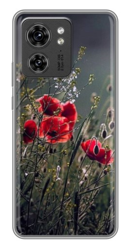 Чехол с печатью "Поле цветов" для Motorola Edge 40 Pro