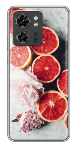 Чехол с принтом "Половинки грейпфрутов" для Motorola Edge 40 Pro