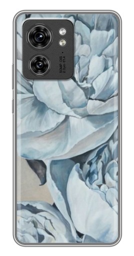 Чехол с принтом "Рисунок пионы" для Motorola Edge 40 Pro