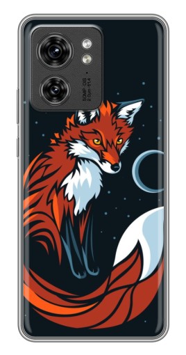 Силиконовый чехол с изображением "Рыжая лиса" для Motorola Edge 40 Pro