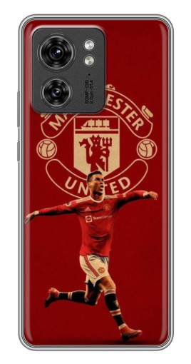 Чехол с печатью "Ronaldo в МЮ" для Motorola Edge 40 Pro