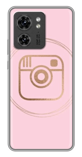 Чехол с печатью "розовый инстаграм" для Motorola Edge 40 Pro