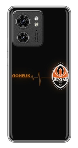 Чехол с картинкой "Шахтер в сердце" для Motorola Edge 40 Pro