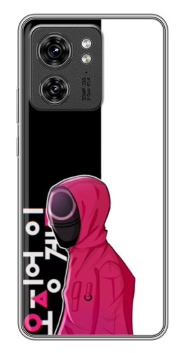 Силиконовый чехол с изображением "Солдат нолик" для Motorola Edge 40 Pro