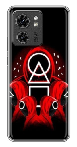 Чехол с принтом "Солдаты с игры кальмара" для Motorola Edge 40 Pro