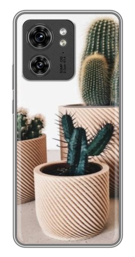 Силиконовый чехол с изображением "стильные кактусы" для Motorola Edge 40 Pro