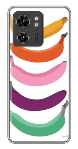 Чехол с принтом "Цветные бананы" для Motorola Edge 40 Pro