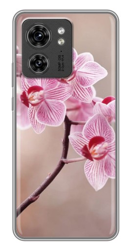 Силиконовый чехол с изображением "Веточка орхидеи" для Motorola Edge 40 Pro