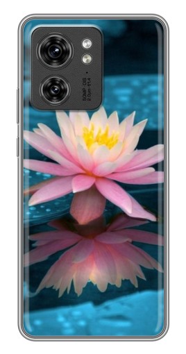 Силиконовый чехол с изображением "Водяная лилия" для Motorola Edge 40 Pro