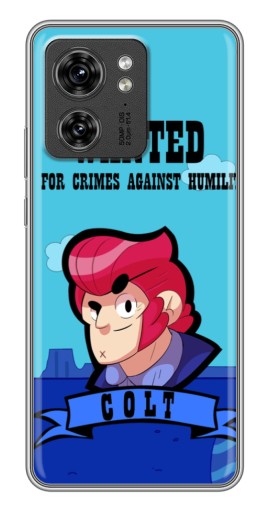 Чехол с картинкой "WANTED COLT" для Motorola Edge 40 Pro