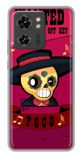 Чехол с картинкой "WANTED POCO" для Motorola Edge 40 Pro