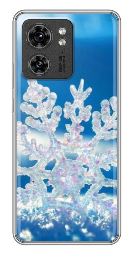 Чехол с картинкой "Яркая снежинка" для Motorola Edge 40 Pro