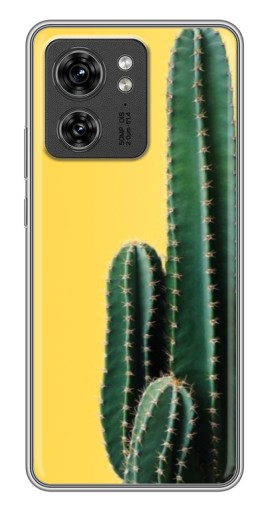 Силиконовый чехол с изображением "Яркий кактус" для Motorola Edge 40 Pro