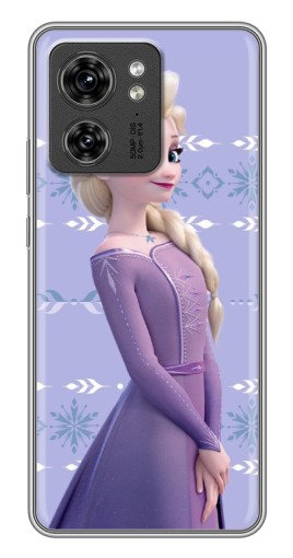 Силиконовый чехол с изображением "Ельза" для Motorola Edge 40 Pro