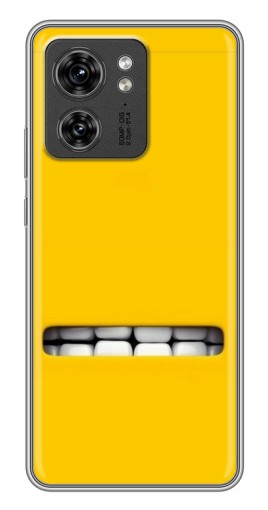 Чехол с принтом "Зубы миньона" для Motorola Edge 40 Pro