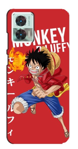Чехол с картинкой "Атакующий D Luffy" для Motorola Edge 30 Neo