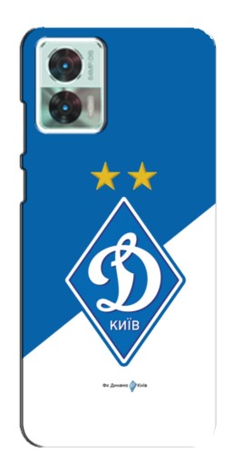 Силиконовый чехол с изображением "Бело-синий Динамо" для Motorola Edge 30 Neo