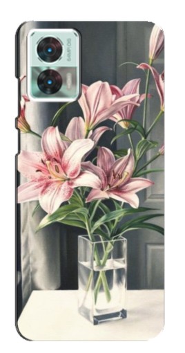 Чехол с печатью "Букет лилии" для Motorola Edge 30 Neo