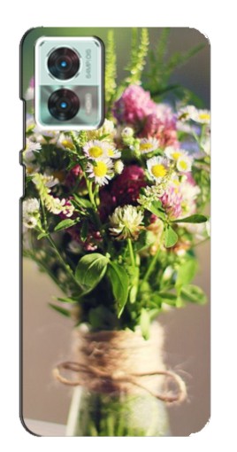 Чехол с печатью "Букет полевых цветов" для Motorola Edge 30 Neo