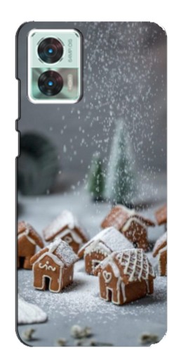 Чехол с печатью "Домики из пряников" для Motorola Edge 30 Neo