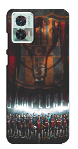 Силиконовый чехол с изображением "FCB Campeones" для Motorola Edge 30 Neo