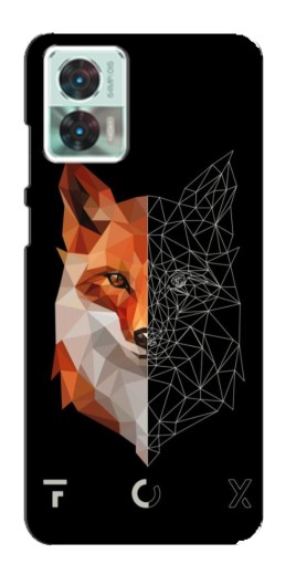 Силиконовый чехол с изображением "Fox" для Motorola Edge 30 Neo