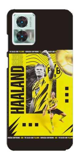 Силиконовый чехол с изображением "Golden Haaland" для Motorola Edge 30 Neo