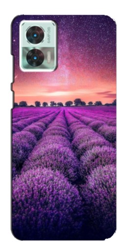 Чехол с принтом "Лавандовое поле" для Motorola Edge 30 Neo