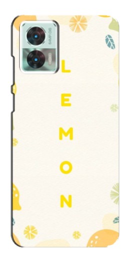 Силиконовый чехол с изображением "Lemon" для Motorola Edge 30 Neo