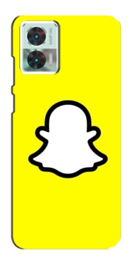 Чехол с печатью "Лого Snapchat" для Motorola Edge 30 Neo