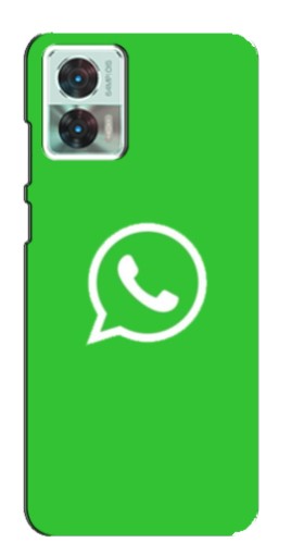 Чехол с принтом "Лого Вацап" для Motorola Edge 30 Neo