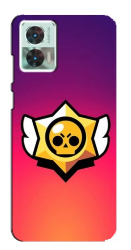 Чехол с печатью "Логотип Brawl Stars" для Motorola Edge 30 Neo