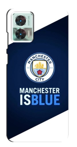 Чехол с печатью "Manchester is Blue" для Motorola Edge 30 Neo