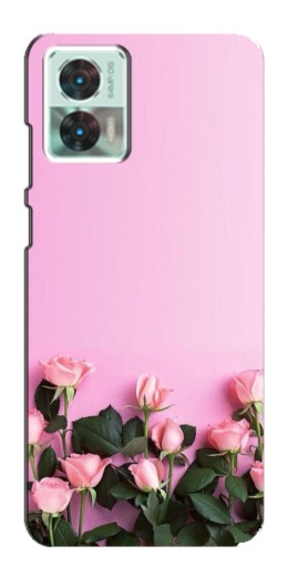 Чехол с картинкой "Нежные розы" для Motorola Edge 30 Neo
