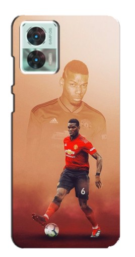 Силиконовый чехол с изображением "Pogba с Манчестера" для Motorola Edge 30 Neo