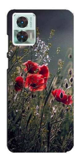 Чехол с картинкой "Поле цветов" для Motorola Edge 30 Neo