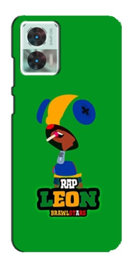 Силиконовый чехол с изображением "RAP Leon" для Motorola Edge 30 Neo