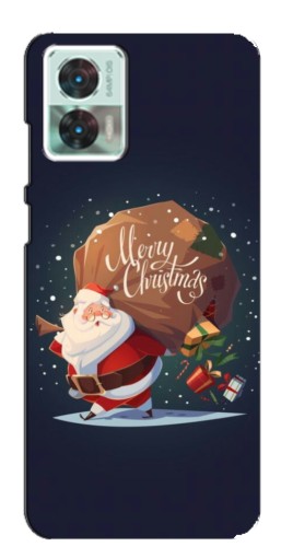 Силиконовый чехол с изображением "Санта с подарками" для Motorola Edge 30 Neo