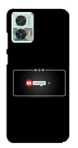 Чехол с картинкой "subscribed" для Motorola Edge 30 Neo