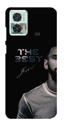 Чехол с картинкой "The Best Messi" для Motorola Edge 30 Neo