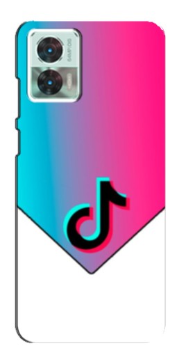 Силиконовый чехол с изображением "Tiktok Logo" для Motorola Edge 30 Neo