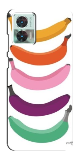 Чехол с картинкой "Цветные бананы" для Motorola Edge 30 Neo