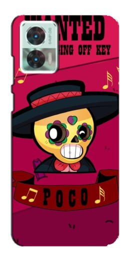 Чехол с картинкой "WANTED POCO" для Motorola Edge 30 Neo
