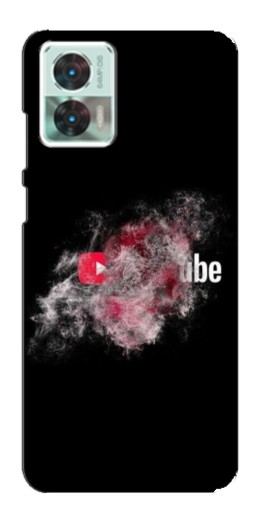Силиконовый чехол с изображением "Яркий Ютуб" для Motorola Edge 30 Neo