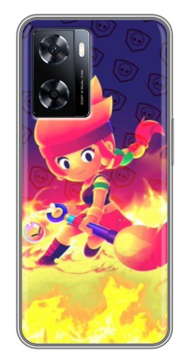 Силиконовый чехол с изображением "Амбер в огне" для OnePlus Nord N20 SE
