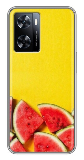 Силиконовый чехол с изображением "Арбузики на желтом" для OnePlus Nord N20 SE