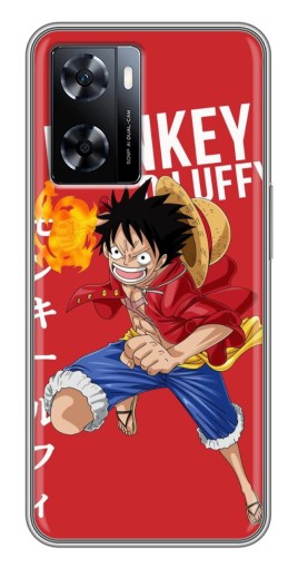 Силиконовый чехол с изображением "Атакующий D Luffy" для OnePlus Nord N20 SE